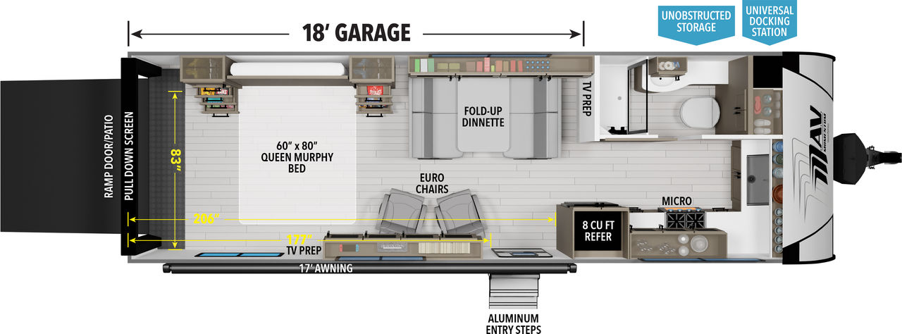 Image of floorplan for 2025 MOMENTUM MAV 24MAV by GRAND DESIGN